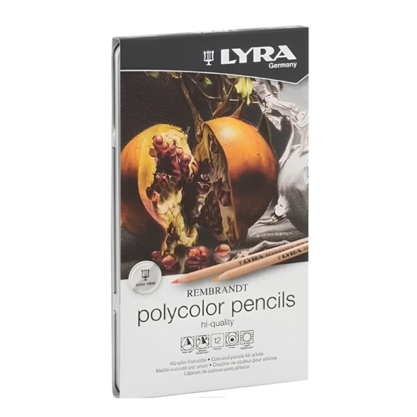 Lápis Lyra Rembrandt Polycolor Set 12 cores