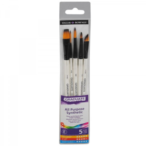 Set Pincel Graduate Aquarela c/5