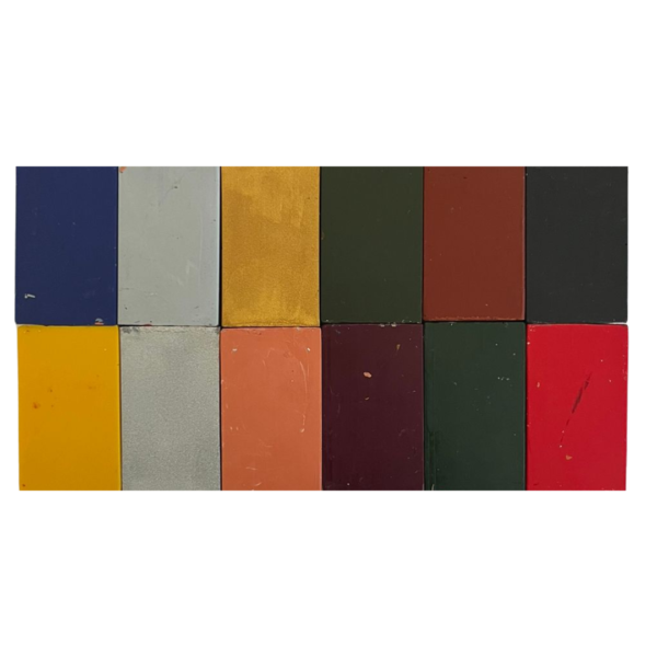 Giz de Cera Bloco 12 cores COMPLEMENTARES