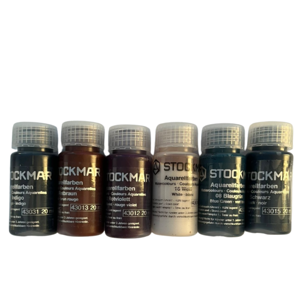 Kit Aquarela Complementar 6 cores 20 ml - Imagem 2