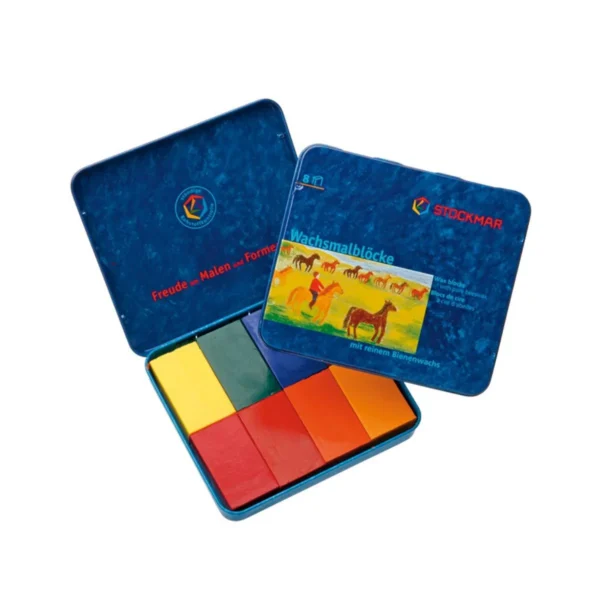 Giz de Cera em Bloco STOCKMAR – 8 CORES