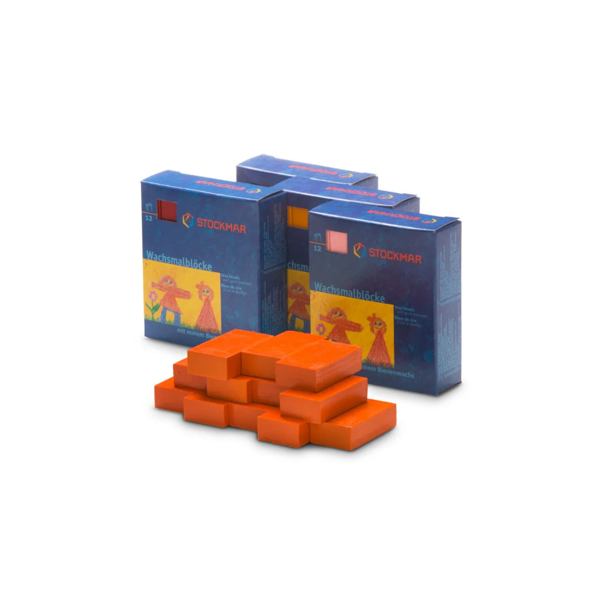 Blocos de Giz de Cera STOCKMAR – 12 Blocos