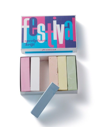 Conjunto de 6 peças de giz colorido para asfalto Mercurius